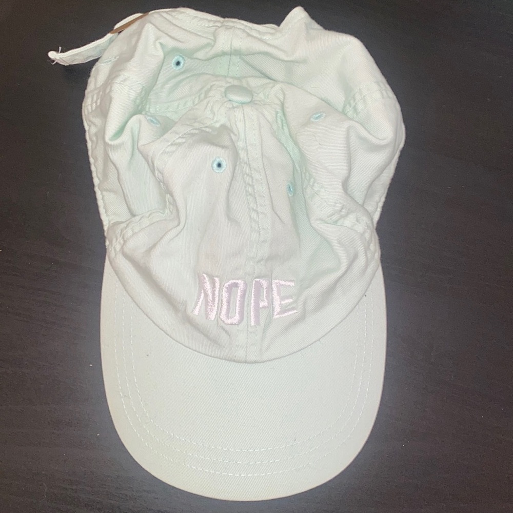 Women’s adjustable “Nope” baseball hat